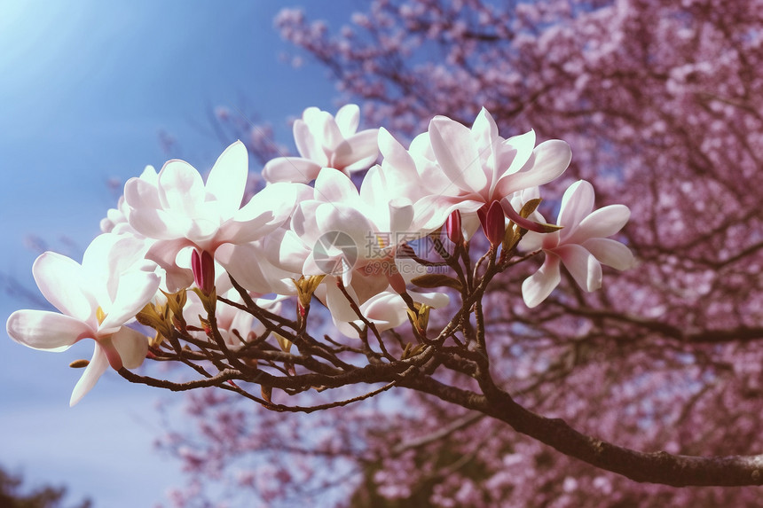 白色的花图片