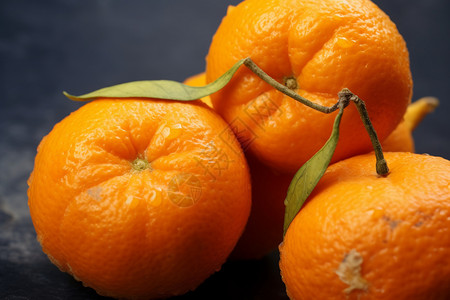 新鲜的橘子沃柑丑陋高清图片