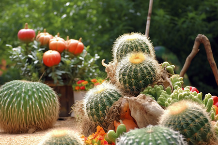 植物园仙人掌植物园高清图片