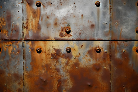 生锈钢板有年代的钢板背景