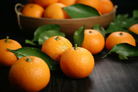 富含维生素的橘子高清图片