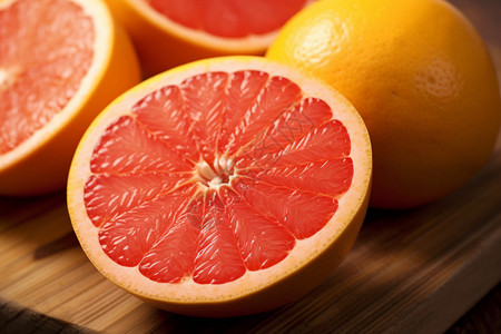 橙子的切面背景图片