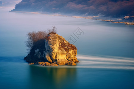 大自然湖面风景图片