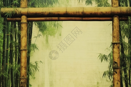 竹子的框架图片