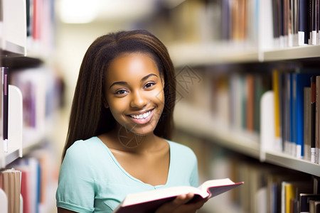 图书馆的学生背景图片