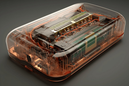 铅酸蓄电池一个电动汽车电池组设计图片