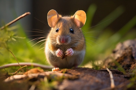 田野土地中的老鼠图片