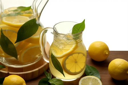 健康的柠檬水图片