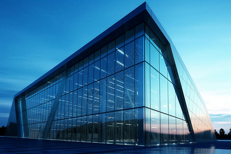 商务办公玻璃大楼图片