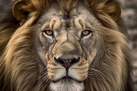 凶猛自信的狮子图片