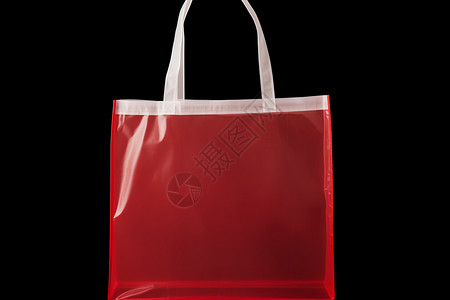 红色塑料袋背景图片