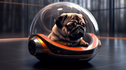 京巴犬现代智能宠物饲养设计图片