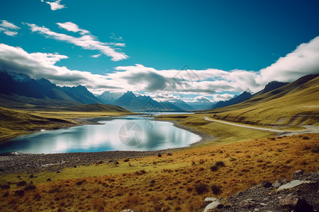 西藏风景背景图片