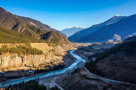 美丽的大山图片