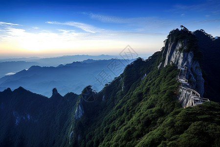 挺拔的山峰风景苏峰山高清图片