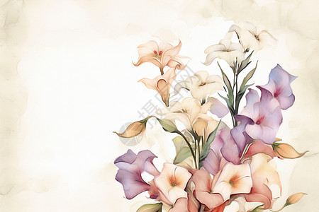 美丽的花卉植物背景图片
