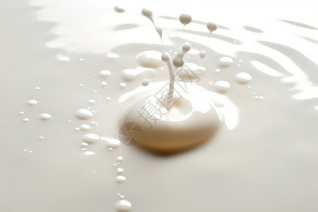 牛奶液体滴落图片
