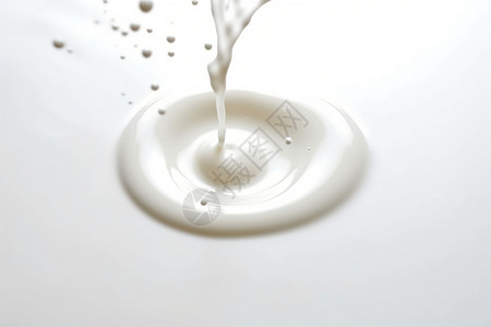 乳制品液体流动背景图片
