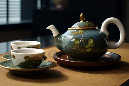 陶瓷的茶具图片