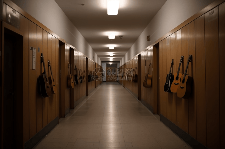 音乐学校走廊图片