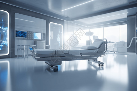 医院床位科技智能病床设计图片