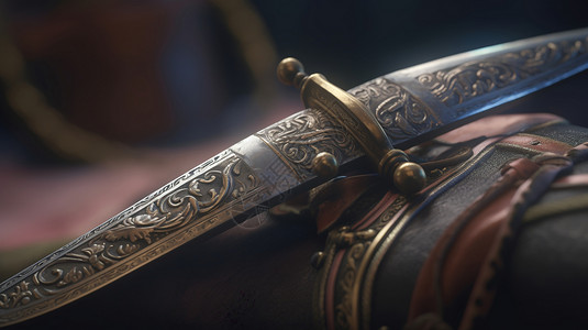 剑柄一把锋利的武器设计图片