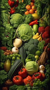 新鲜有机的蔬菜图片