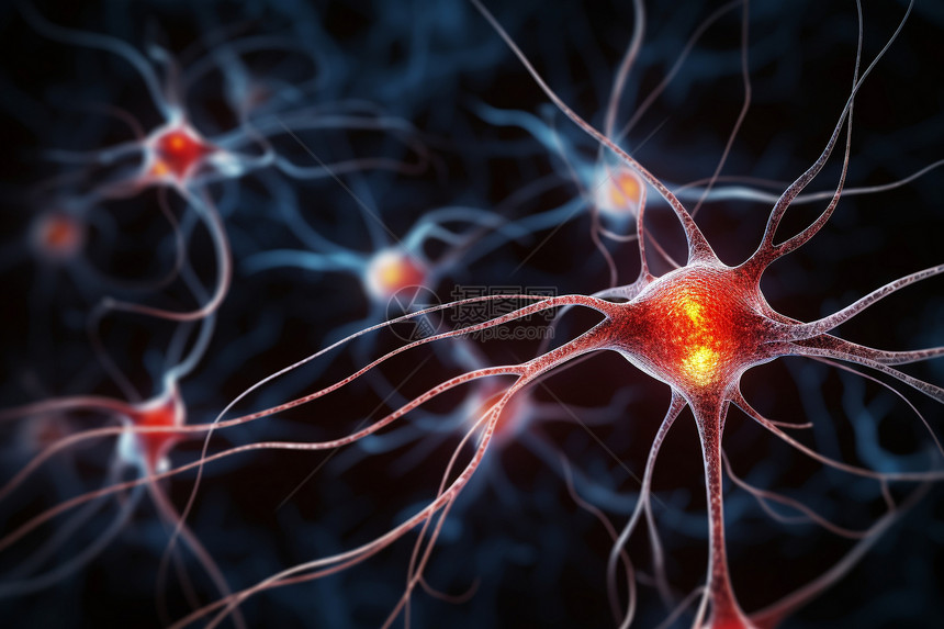 大脑神经元细胞图片