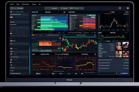 电脑软件界面交易的数据设计图片