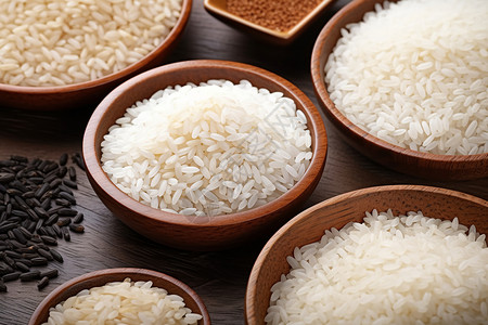 健康的粮食大米图片
