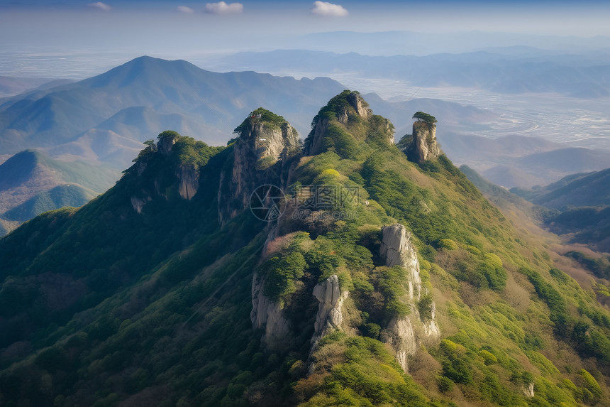 美丽自然的山脉风景图片