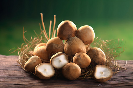 食物菌类蘑菇图片