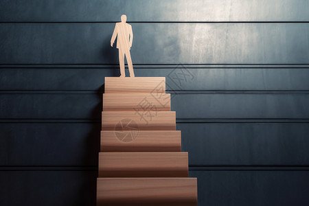 商务职业阶梯背景图片