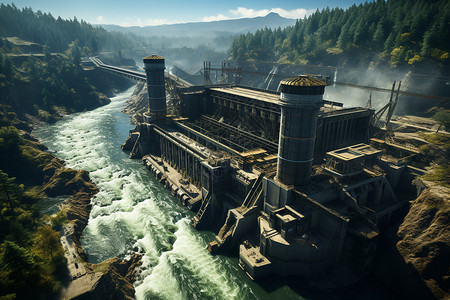 水力发电厂大坝的防洪功能设计图片