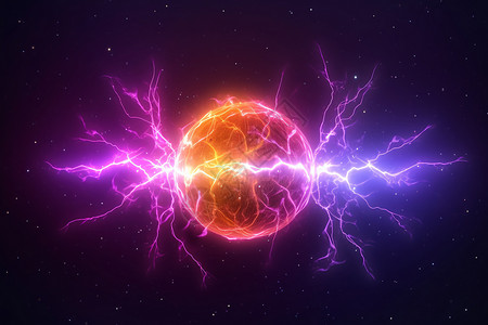 电的颜色发光的能量电压设计图片