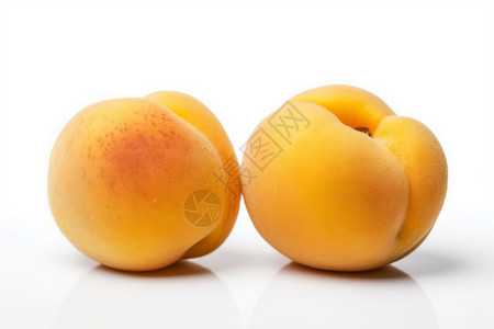 成熟的水果黄桃背景图片