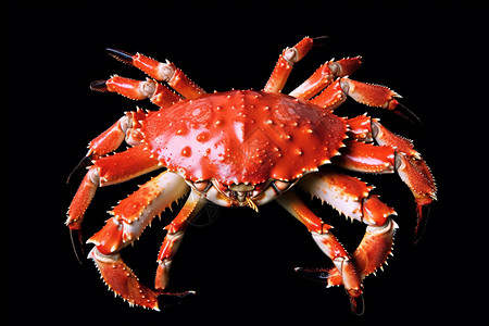 新鲜大闸蟹螃蟹的特写镜头设计图片