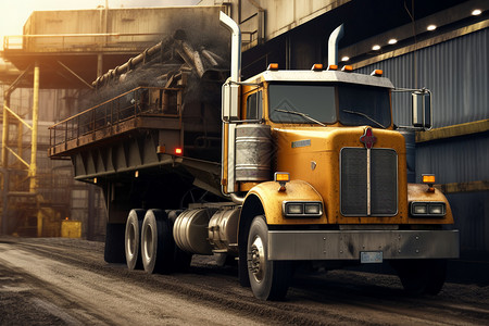 运输燃料高端昂贵的卡车设计图片