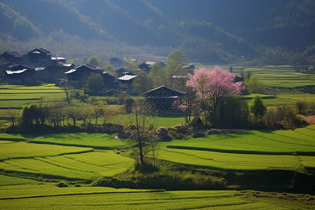 乡村田园风光图片