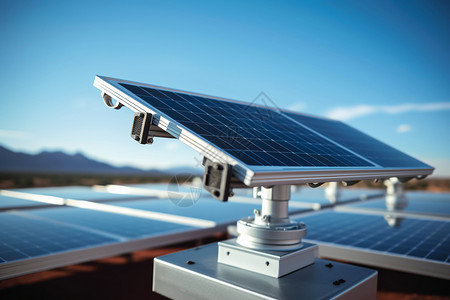 光伏电池板太阳能系统高清图片