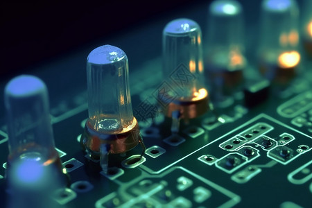 激光芯片LED发光二极管设计图片