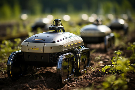 智能农业机器人背景图片