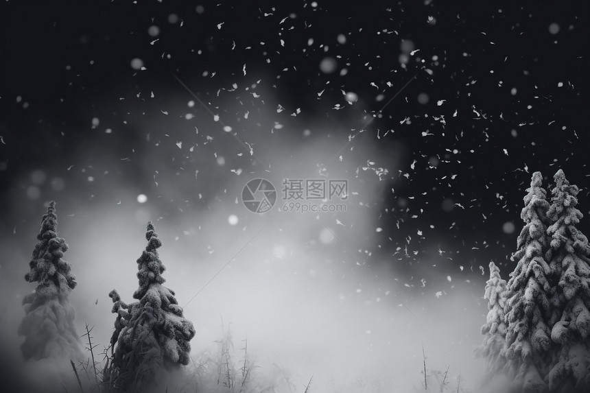 暴风雪天气图片