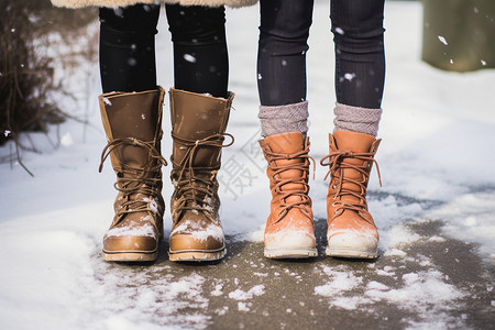 白茫茫的雪地背景图片