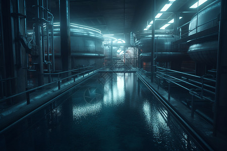 污水处理厂图片