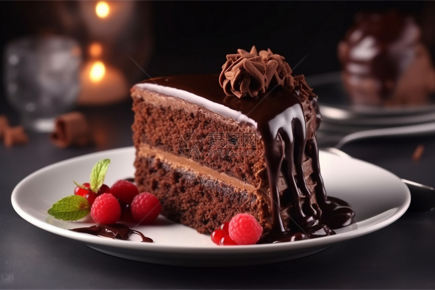 巧克力蛋糕糕点图片