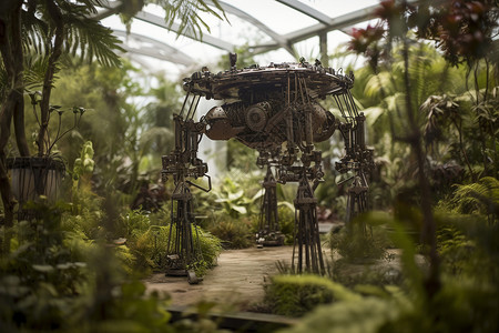 丛林里的机器人图片