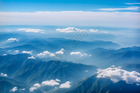 山中的云海景观图片