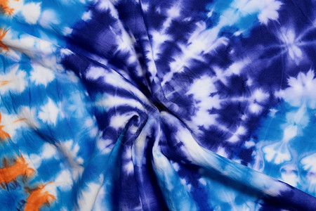 布料染色传统的丝绸背景