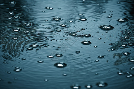 滴落的雨滴背景图片